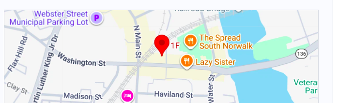 Map showing HCM office location in Norwalk, CT